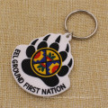 Venta al por mayor Su marca personalizada 2D Soft PVC Keytag con logotipo de marca